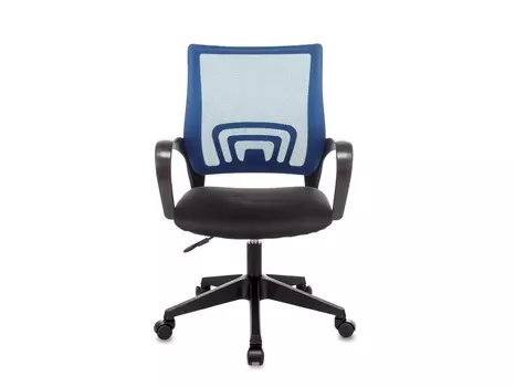 Кресло офисное topchairs st-basic (stoolgroup) синий 58x89x60 см.
