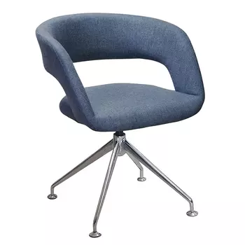 Кресло walter spider cr (r-home) синий 55x77x56 см.