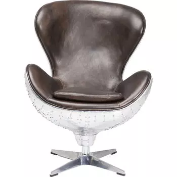 Кресло вращающееся soho big boss (kare) коричневый 80x105x80 см.
