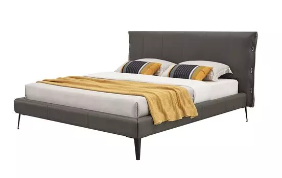 Кровать 180*200 grey (esf) серый 227.0x116.0x227.0 см.