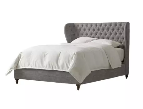 Кровать alden tufted wing 180*200 (ml) серый 193x120x219.0 см.