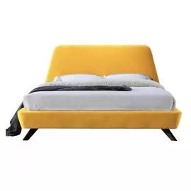 Кровать “arroyo” 180*200 (idealbeds) желтый 200x100x220 см.