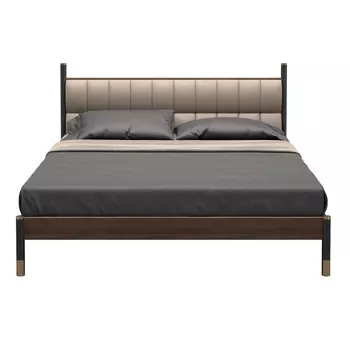 Кровать benissa, mod interiors (mod interiors) коричневый 213x111 см.