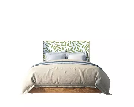 Кровать berber 160х200 (etg-home) зеленый 160x140x200 см.