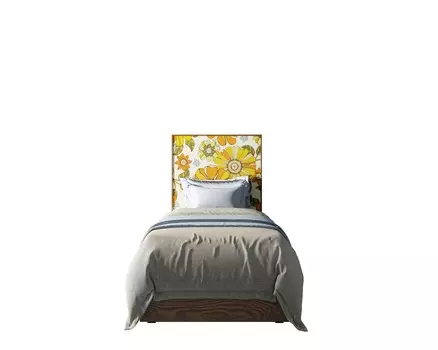 Кровать berber 47 90х200 (etg-home) желтый 90x140x200 см.