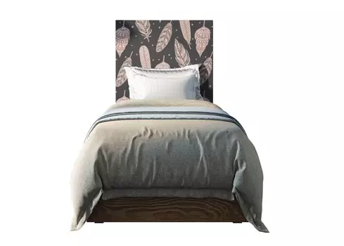 Кровать berber (etg-home) мультиколор 90x140x200 см.