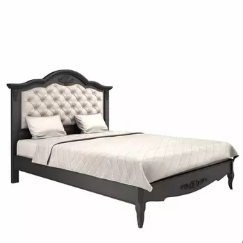 Кровать black wood n140 (la neige) черный 157.0x210.5x129.0 см.