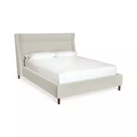 Кровать “carmichael” 200*200 (idealbeds) серый 218x152x220 см.
