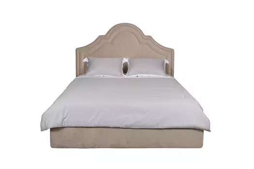 Кровать charlotte (garda decor) коричневый 178x141x218 см.