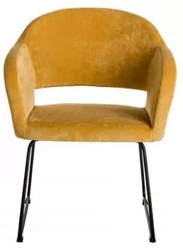 Кресло oscar (r-home) желтый 60x77x59 см.