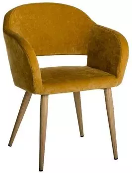 Кресло oscar (r-home) желтый 60x77x59 см.