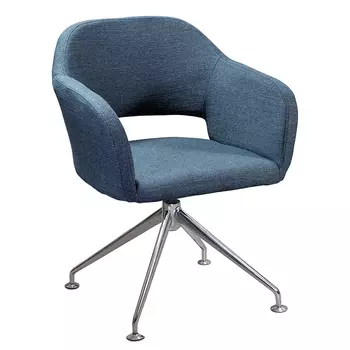 Кресло oscar spider cr (r-home) синий 60x77x59 см.