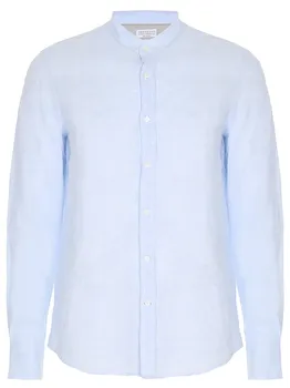 Рубашка Leisure Fit льняная BRUNELLO CUCINELLI