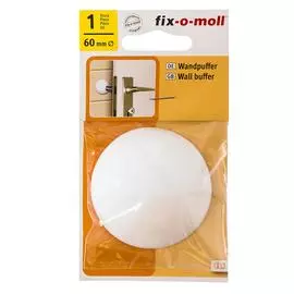 смягчитель удара дверной (накладка) настенный fix-o-moll пластик 0,075х0,135х0,015м.246730
