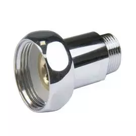 соединение для п./суш. прямое 1"х1/2" в/н (хром)
