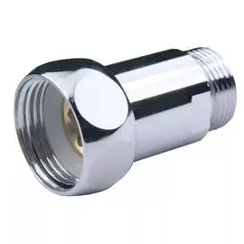 соединение для п./суш. прямое 1"х3/4" в/н (хром)