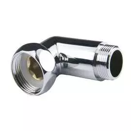 соединение для п./суш. угловое 1"х1/2" в/н (хром)