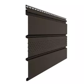 софит с центральной перфорацией docke premium, цвет шоколад, 3 м