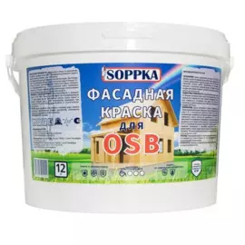 soppka фасадная краска для osb 12 кг
