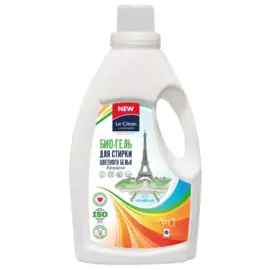 средство для машинной и ручной стирки 950мл le clean lessive для цветного lc-les950 (cl)