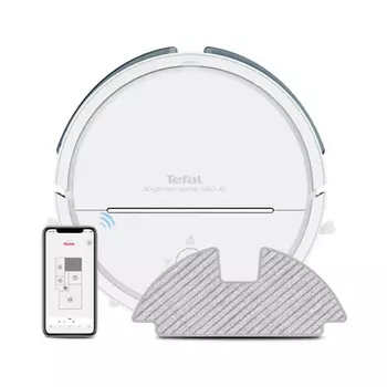TEFAL Робот-пылесос 2в1 X-plorer Serie 120 Animal & Allergy RG7867WH