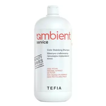 TEFIA Шампунь стабилизатор процедуры окрашивания волос AMBIENT Service