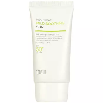 TENZERO Крем для лица солнцезащитный успокаивающий SPF 50+/PA++++ Mild Soothing Sun