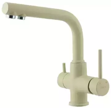 Смеситель для кухни с подключением к фильтру «Lemark» Comfort LM3061PBG бежевый