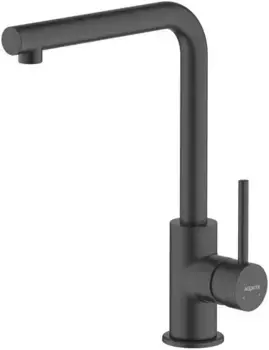 Смеситель для кухонной мойки «Акватек» Европа AQ1380MB чёрный матовый