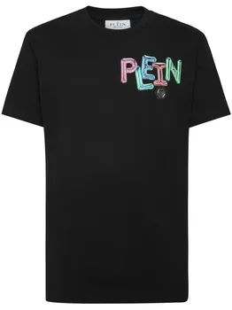 Футболка с логотипом Philipp Plein, черный