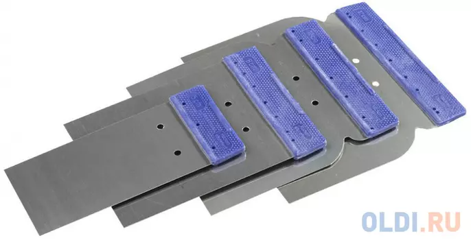 Набор шпателей STAYER 1012-H4 PROFI нержавеющие, 4шт: 50, 80, 100, 120мм