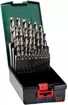 Набор сверл Metabo HSS-G 627098000 25шт