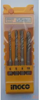 Набор сверл SDS plus 4шт INGCO AKD2048
