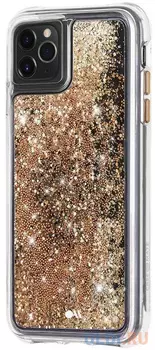 Накладка Case-Mate Waterfall для iPhone 11 Pro Max прозрачный золотой CM039394