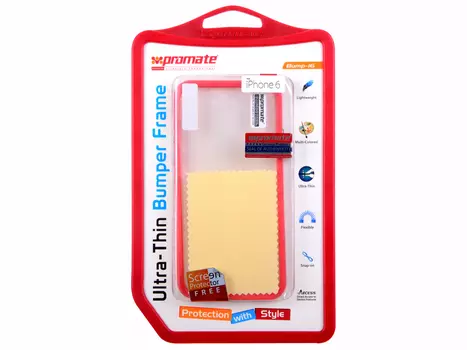 Накладка для iPhone 6 Promate Bump-i6 красный