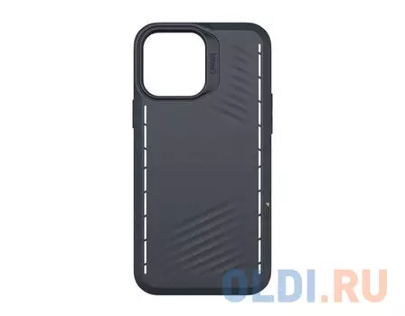 Накладка Gear4 Vancouver Snap Case для iPhone 13 Pro Max чёрный синий 702008226
