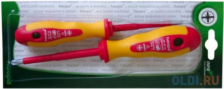 Набор отверток HAUPA 101879/PZ/FL 2шт, двухкомпонентные