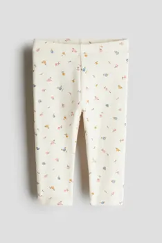 Леггинсы из хлопкового джерси H&M, мультиколор