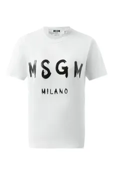 Хлопковая футболка MSGM