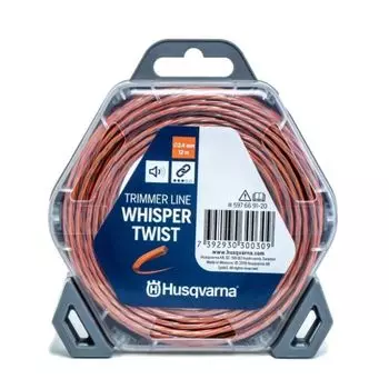 Леска для триммера Husqvarna Whisper Twist 5976691-20, спираль, 2,4 мм, 12 м
