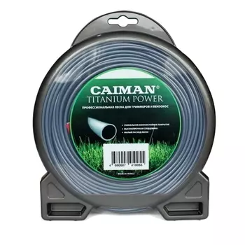 Леска для триммеров Caiman Titanium Power DI047, круг, 2,5 мм, 243 м