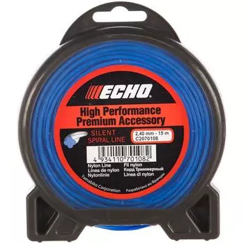 Леска триммерная Echo С2070108, витая, 2,4 мм, 15 м