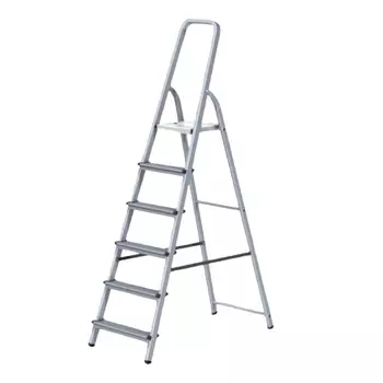 Лестница-стремянка Pro Startul ST9940-06, алюминиевая, 125 см 6 ступ. 4,4кг