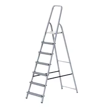 Лестница-стремянка Pro Startul ST9940-07, алюминиевая, 147 см 7 ступ. 4,9кг