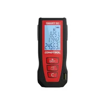 Лазерный дальномер CondtrolL Smart 30 1-4-911 (вес 83 г, волна 635 нм, красный луч)