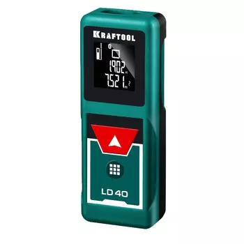 Лазерный дальномер Kraftool LD-40 34763, 5см-40м