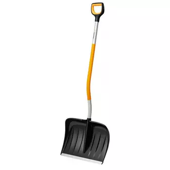 Лопата снеговая Fiskars X-serie 1057186 c изогнутой ручкой