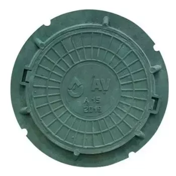 Люк садовый AV Engineering AVEA15A, А15, 15 кН, зеленый