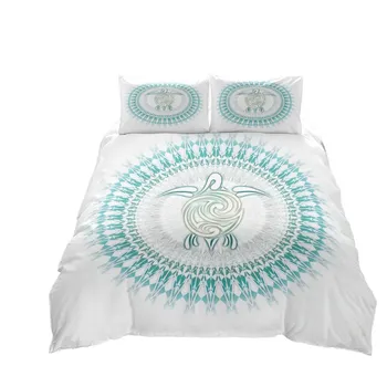 Комплект постельного белья с винтажной стеклянной мозаикой King Queen Double Twin Single Mandala 135x200cm