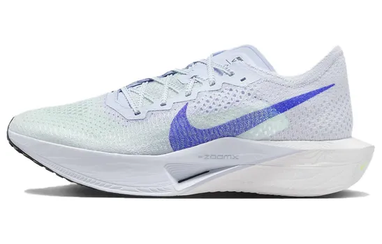Кроссовки Nike ZoomX Vaporfly 3 Football Grey Racer Blue, белый/синий